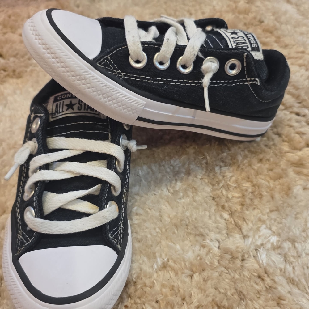 Converse Black and White Chuck Taylor Sneakers